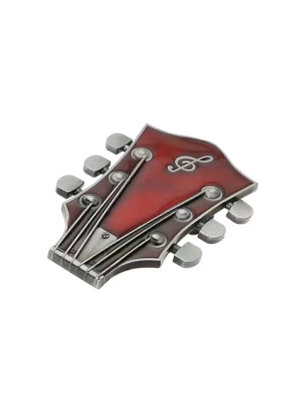 Guitar Rocker Blue Headstock Belt Buckle - Picture 8 of 15